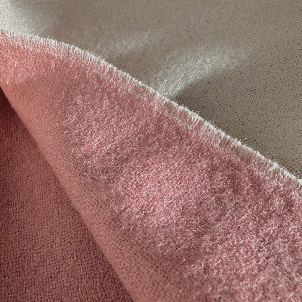 Różowy koc z alpaki Portofino Pink