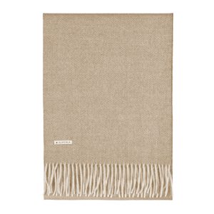Beżowy szalik z wełny alpaki 100% baby alpaca