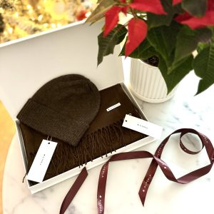 Komplet z alpaki szalik i czapka